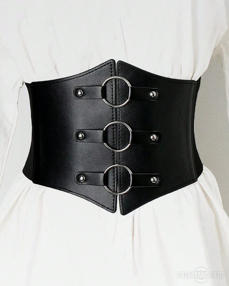 Steampunk Belt With Rings