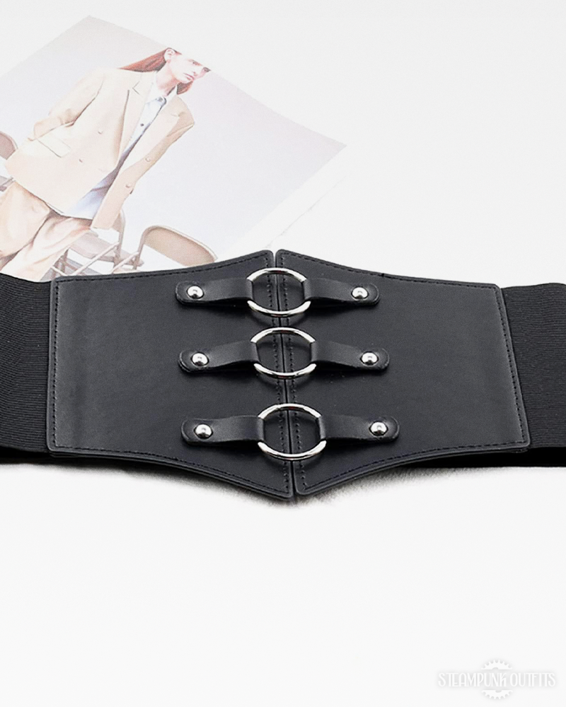 Steampunk Belt With Rings