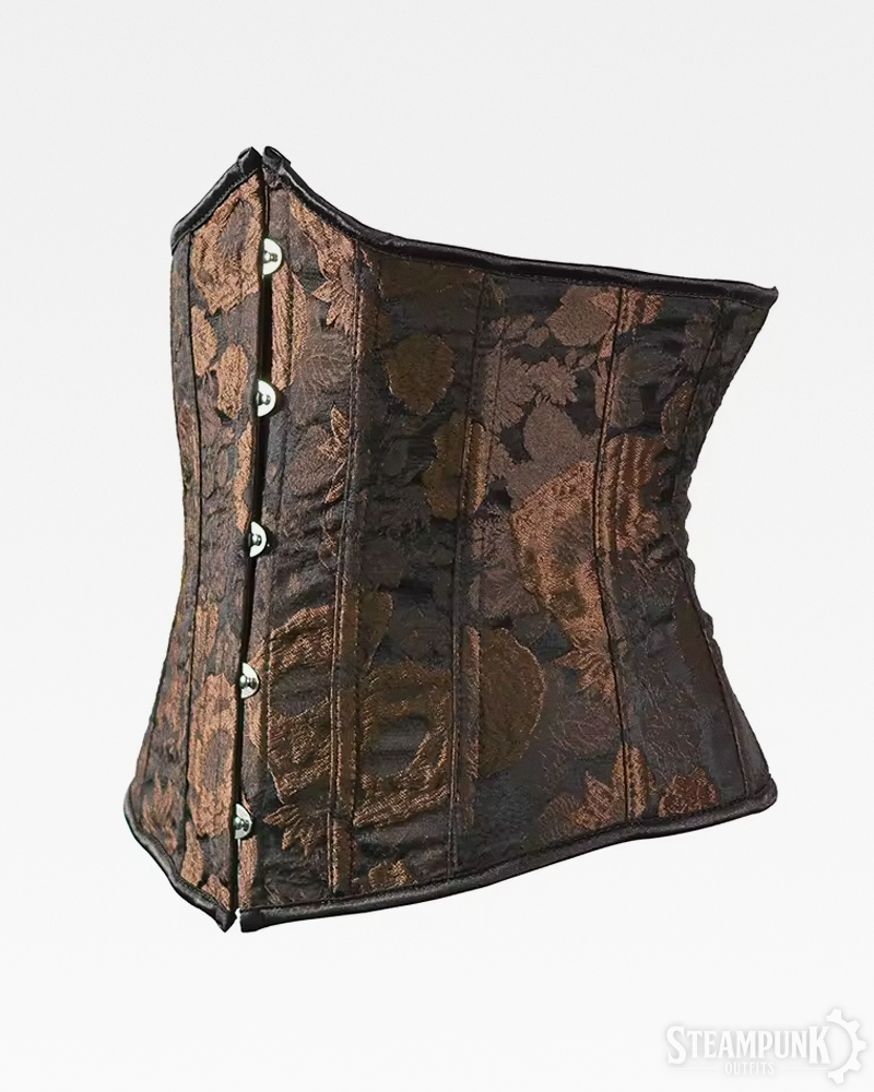 Steampunk Brocade Underbust Corset