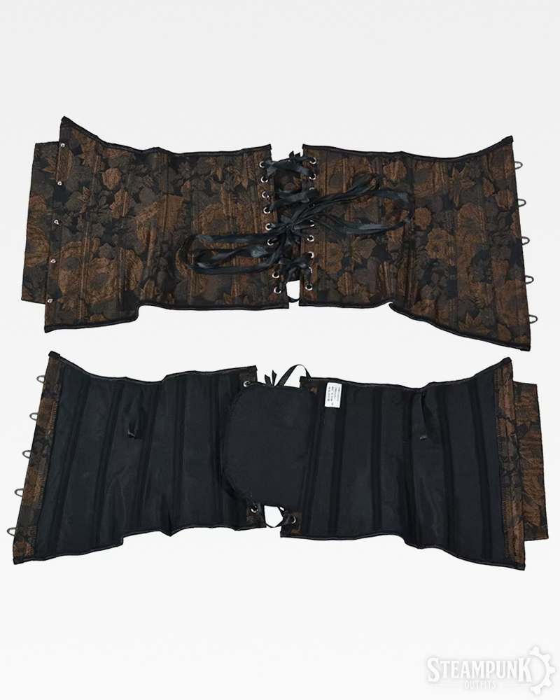 Steampunk Brocade Underbust Corset