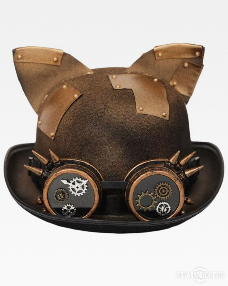 Steampunk Cat Ear Hat