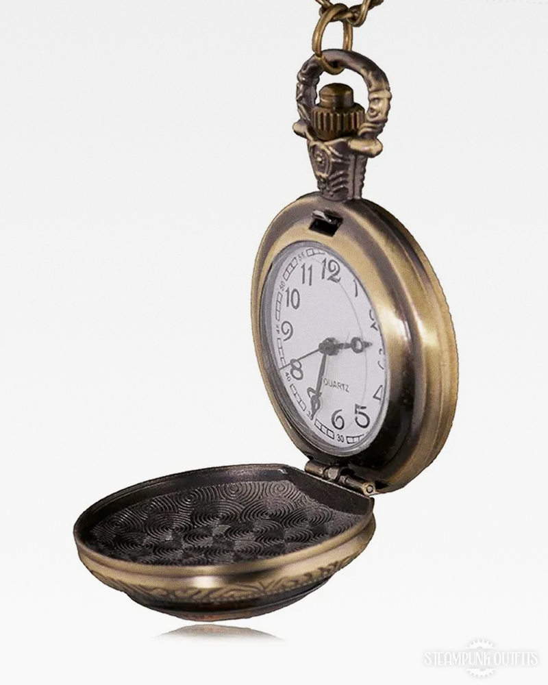 Steampunk Cat Pocket Watch