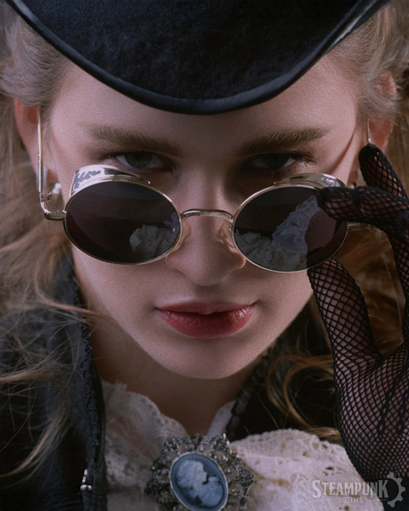 Steampunk Circle Sunglasses