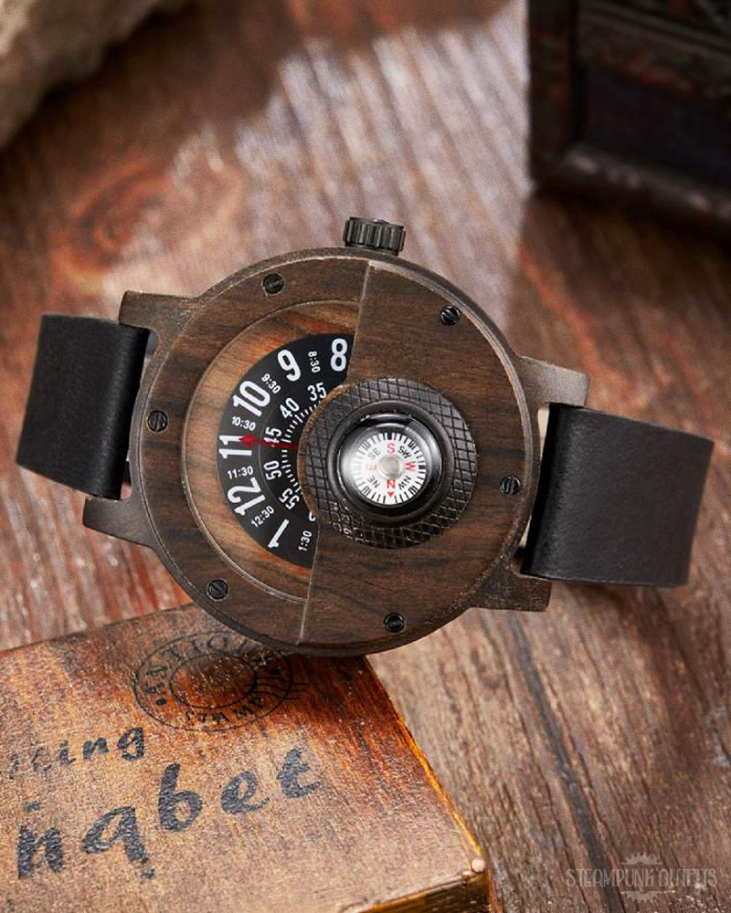 Steampunk Compass Watch
