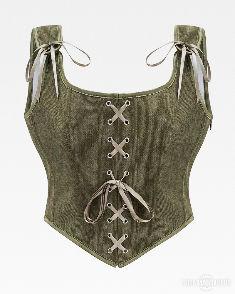 Steampunk Corduroy Corset