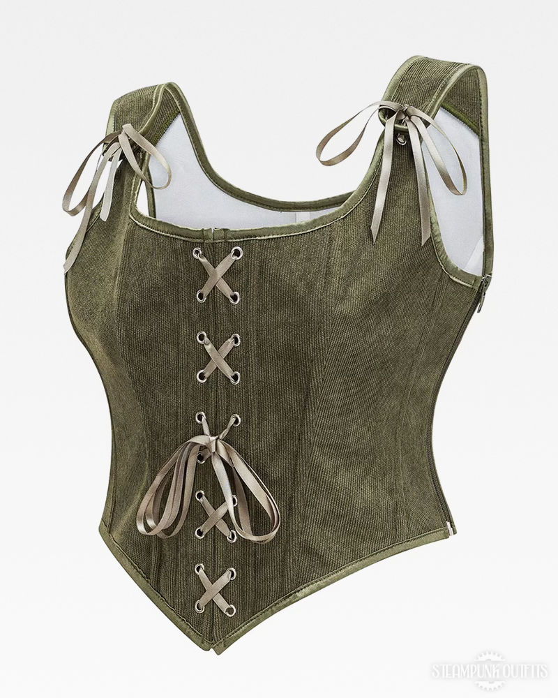 Steampunk Corduroy Corset