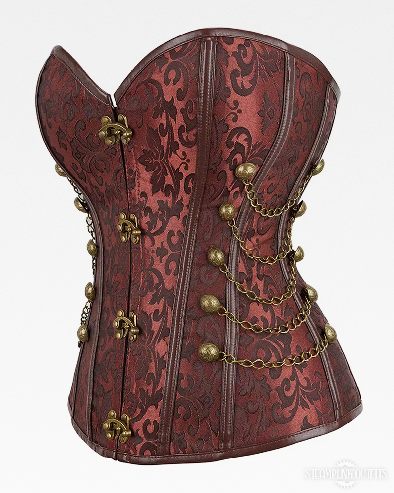 Steampunk Corset With Chains