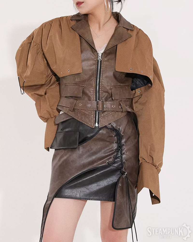 Steampunk Cropped Jacket