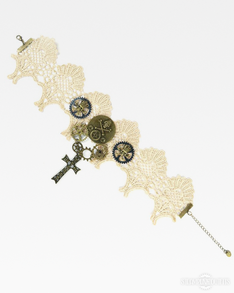 Steampunk Cross Choker