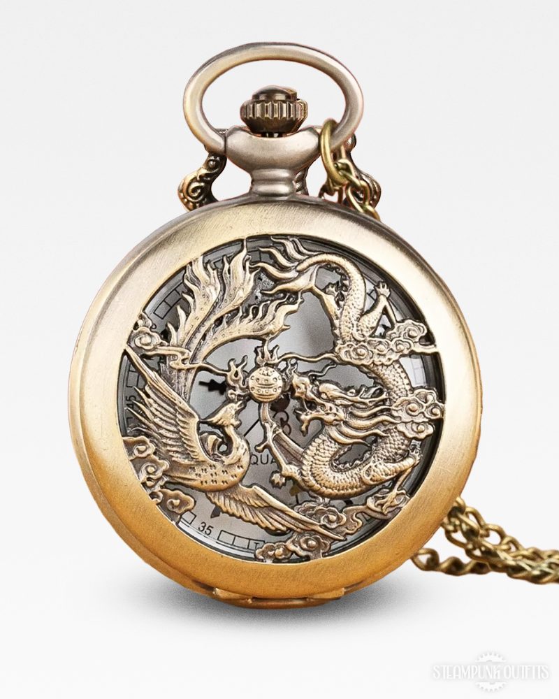 Steampunk Dragon Pocket Watch
