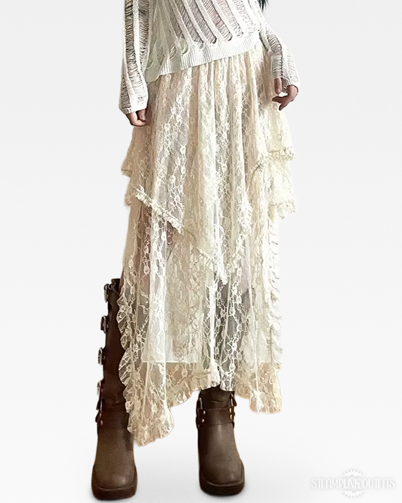 Steampunk Fairycore Skirt