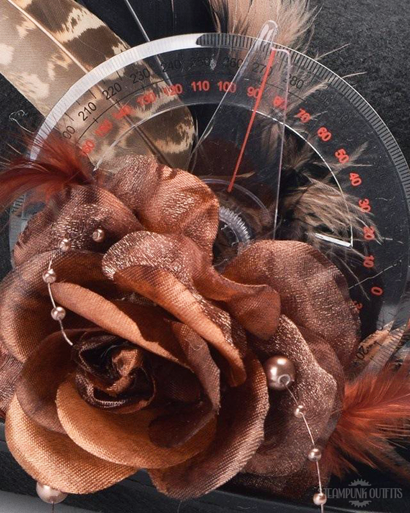 Steampunk Feather Hat