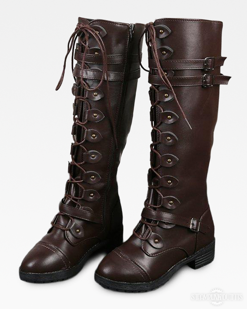 Steampunk Female Boots