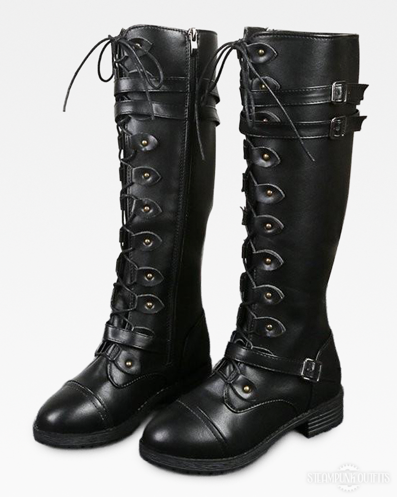 Steampunk Female Boots