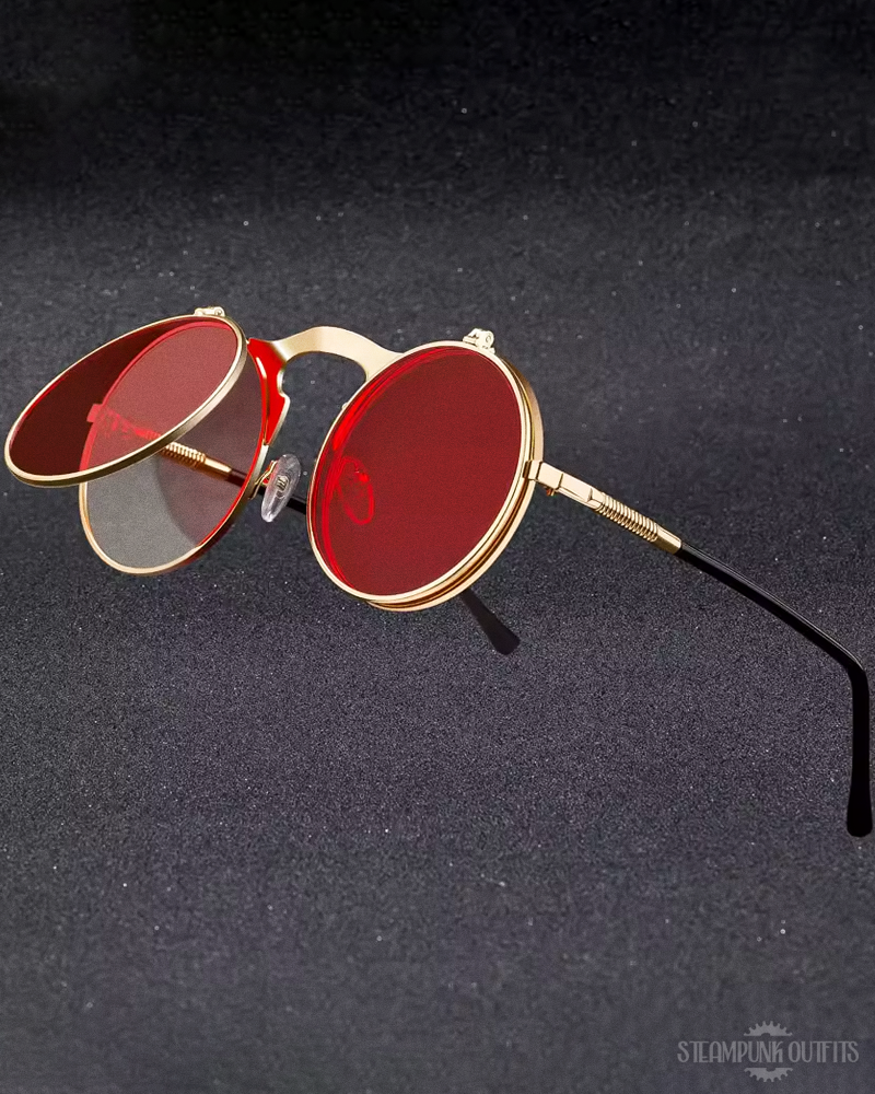 Steampunk Flip Up Sunglasses