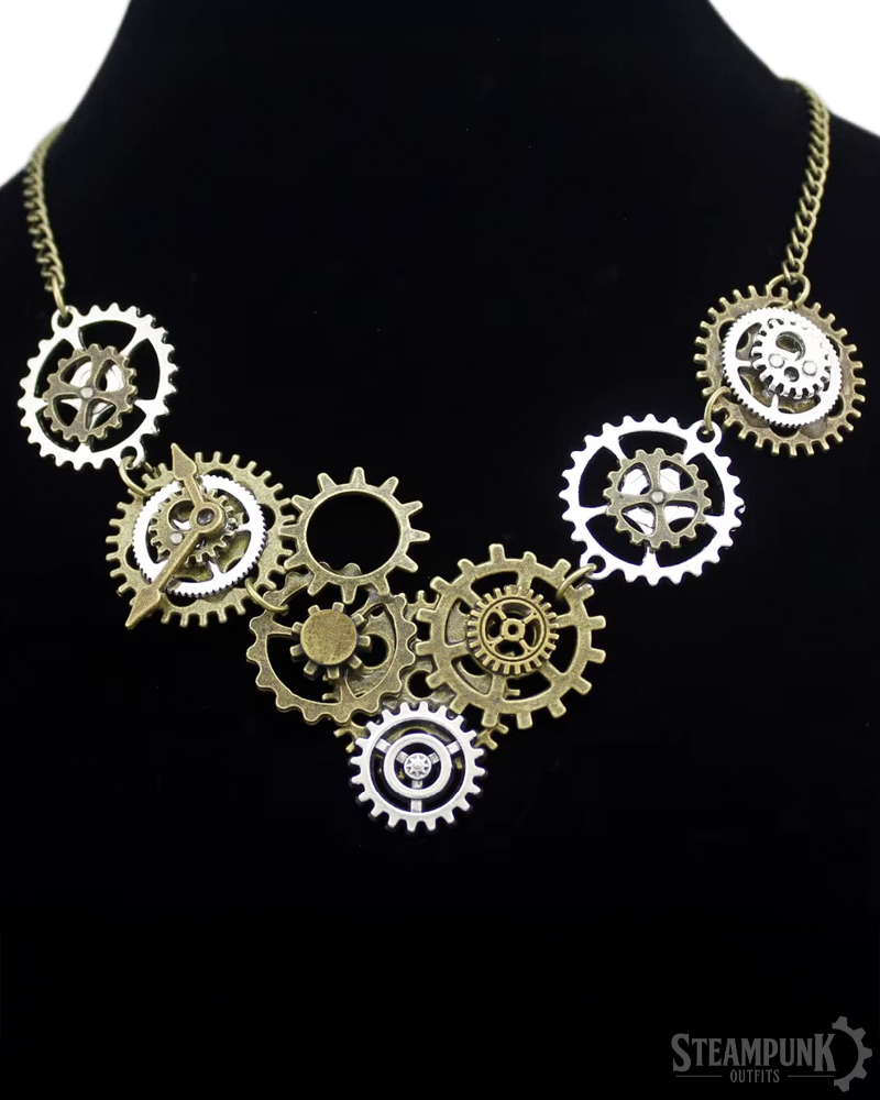 Steampunk Gear Necklace