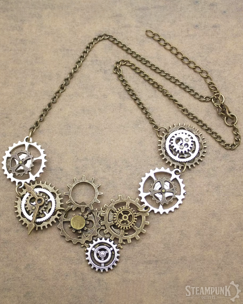 Steampunk Gear Necklace