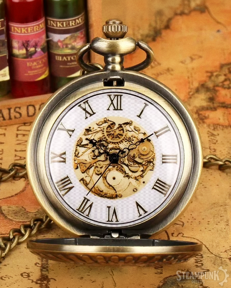 Steampunk Gear Pocket Watch