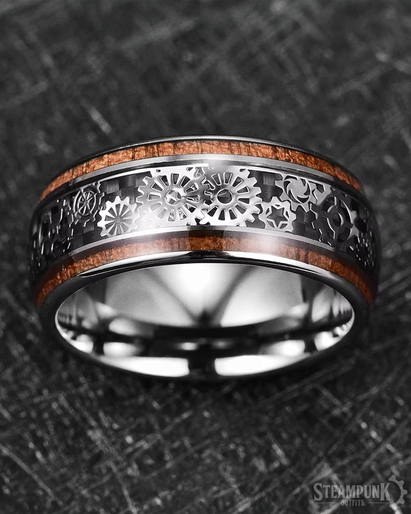 Steampunk Gear Ring