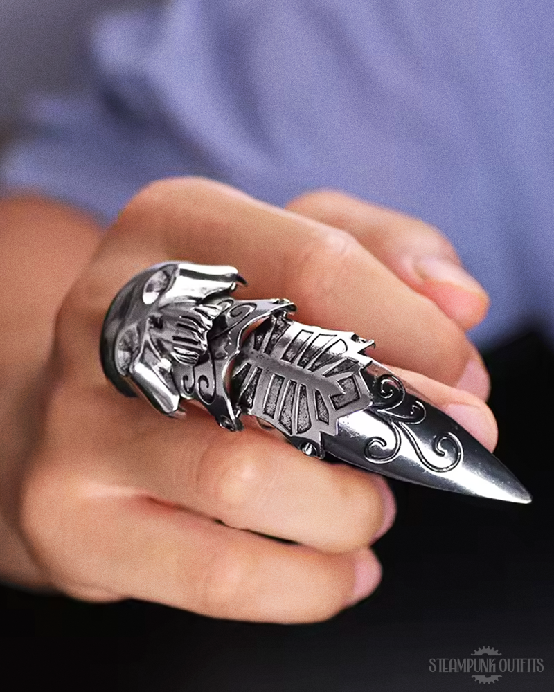 Steampunk Gothic Finger Armor