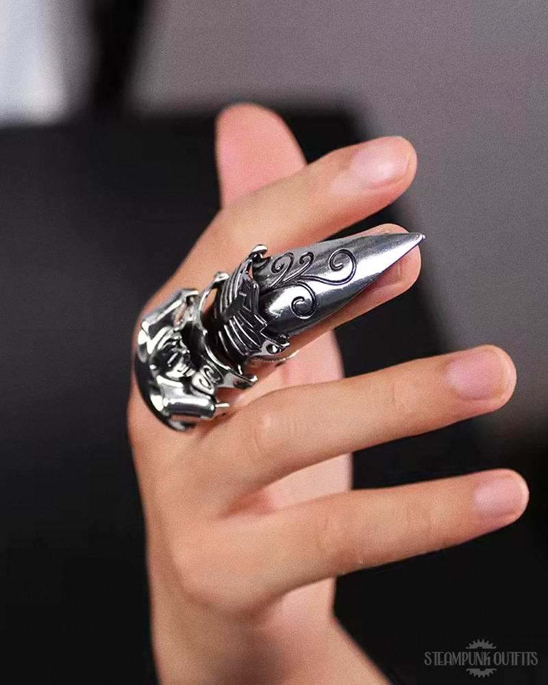 Steampunk Gothic Finger Armor