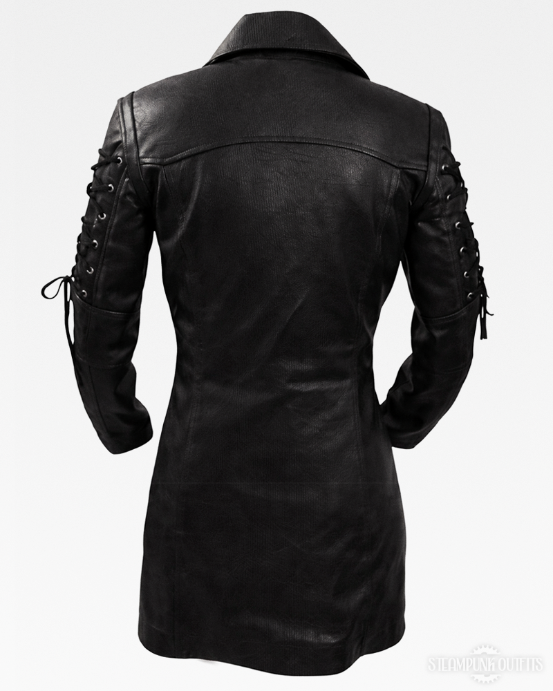 Steampunk Gothic Leather Jacket