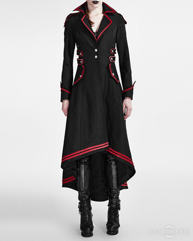 Steampunk Gothic Trench Coat