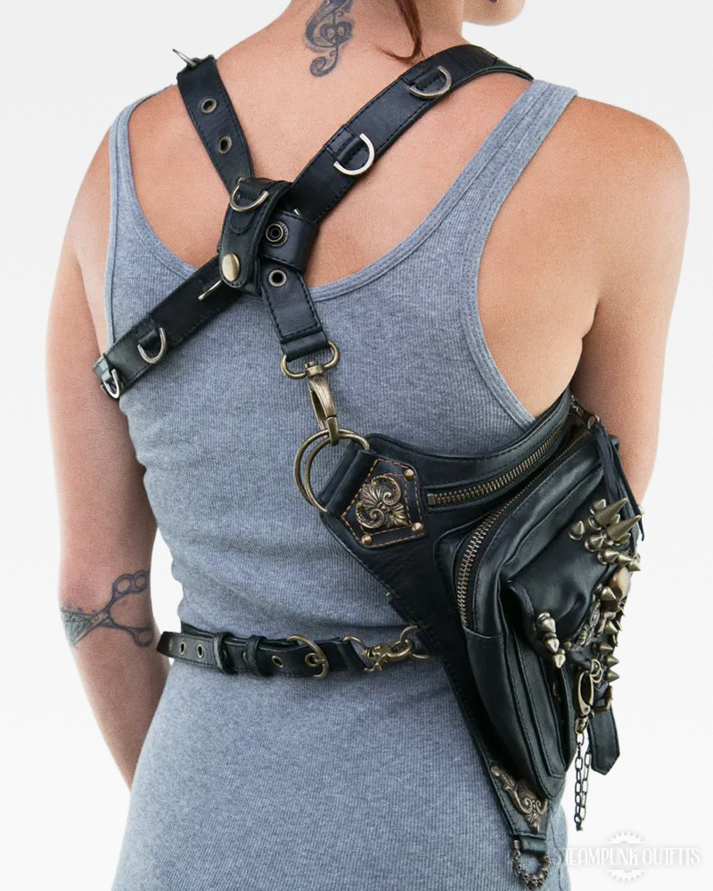 Steampunk Gothic Waist Bag