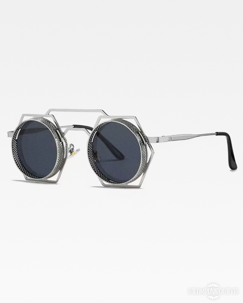 Steampunk Hexagon Sunglasses