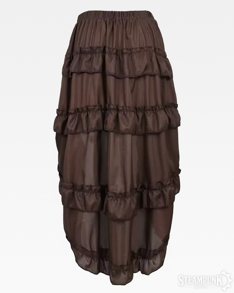 Steampunk High Low Skirt