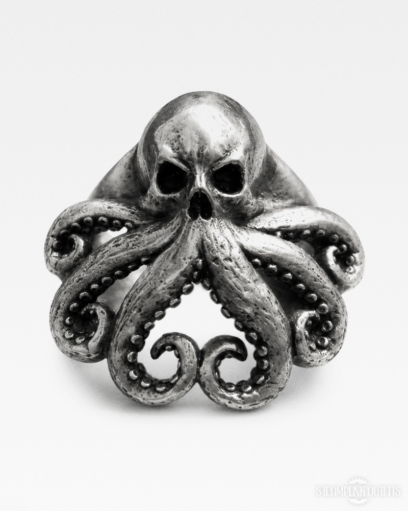 Steampunk Kraken Ring