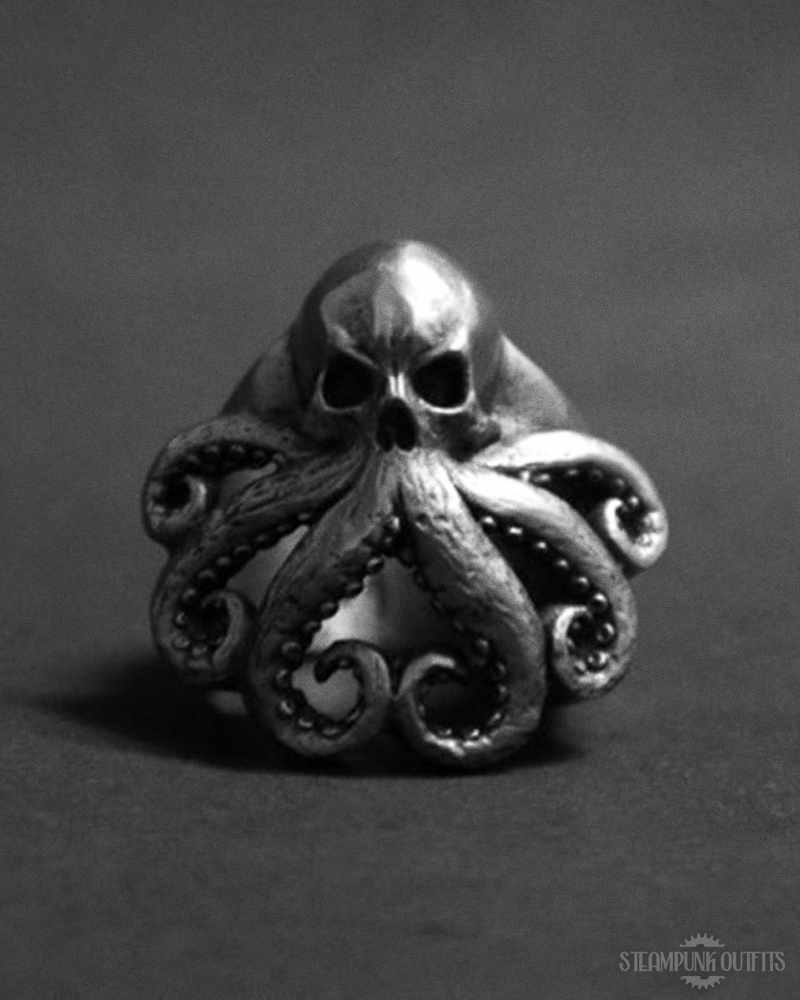 Steampunk Kraken Ring