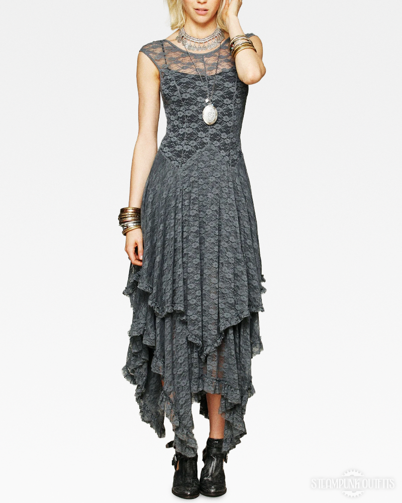 Steampunk Lace Dress