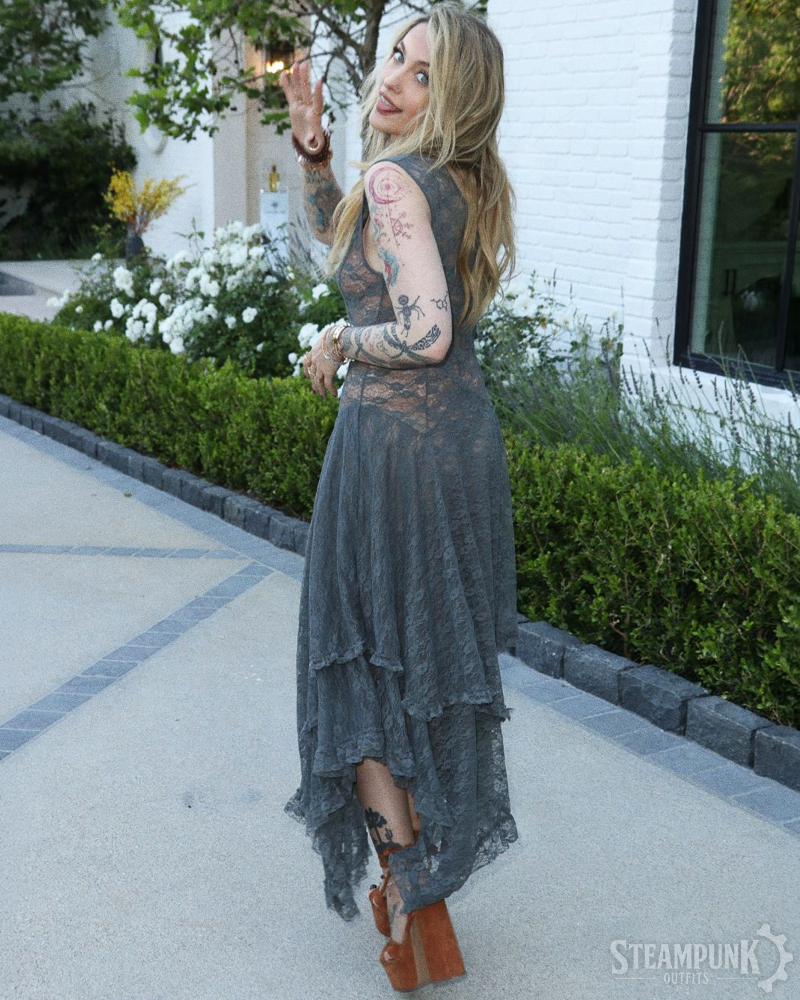 Steampunk Lace Dress