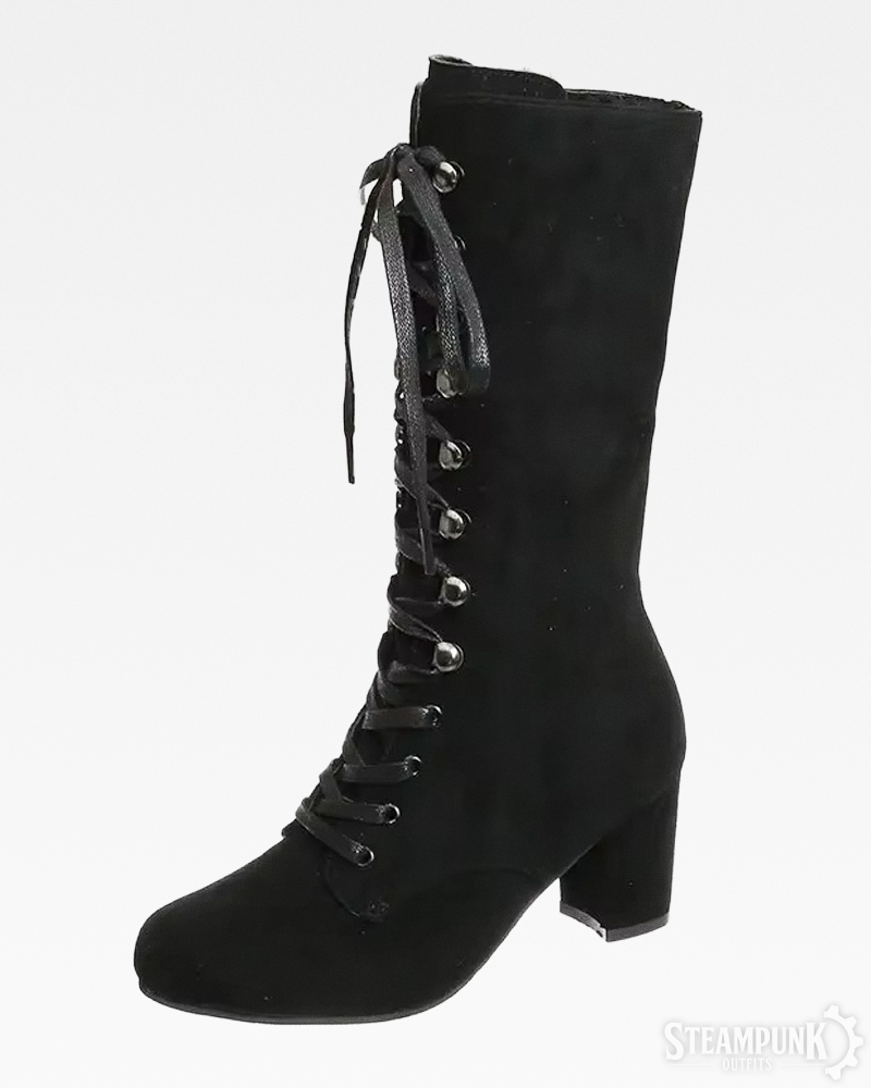 Steampunk Lace Up Boots