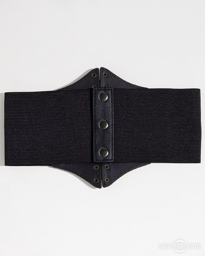 Steampunk Leather Corset Belt