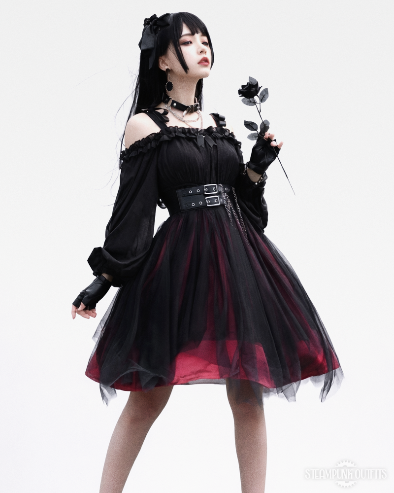 Steampunk Lolita Dress, L