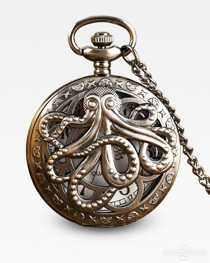 Steampunk Octopus Pocket Watch