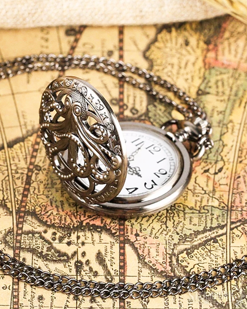 Steampunk Octopus Pocket Watch