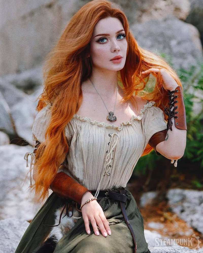 Steampunk Off Shoulder Blouse