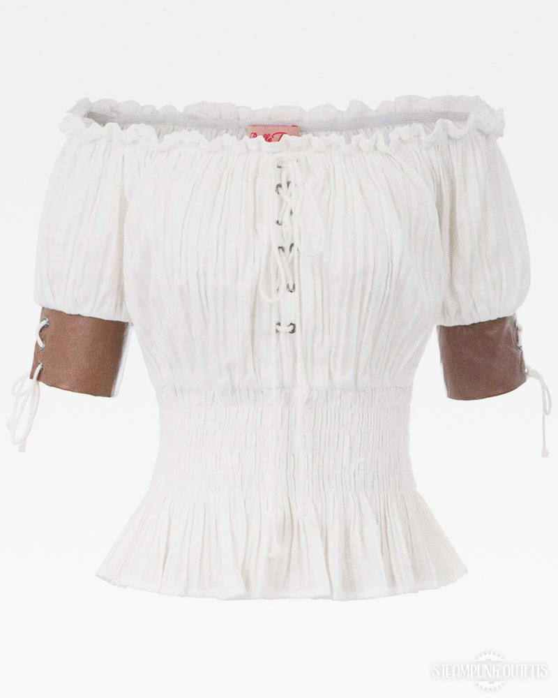Steampunk Off Shoulder Blouse