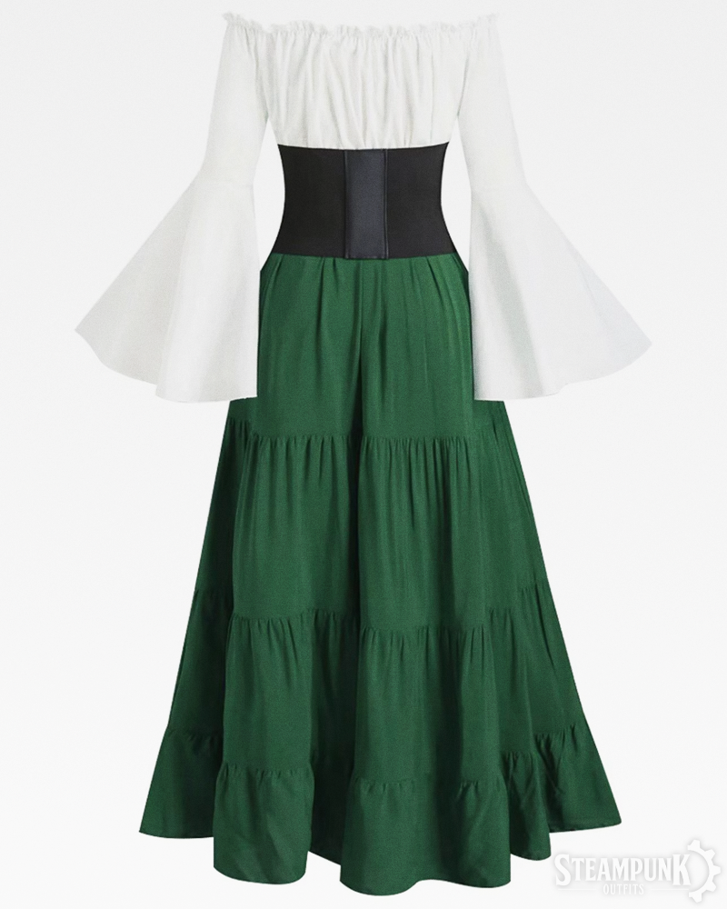 Steampunk Peasant Dress