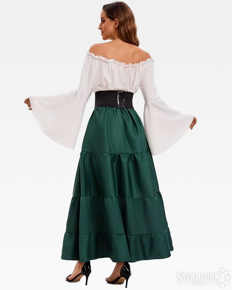 Steampunk Peasant Dress