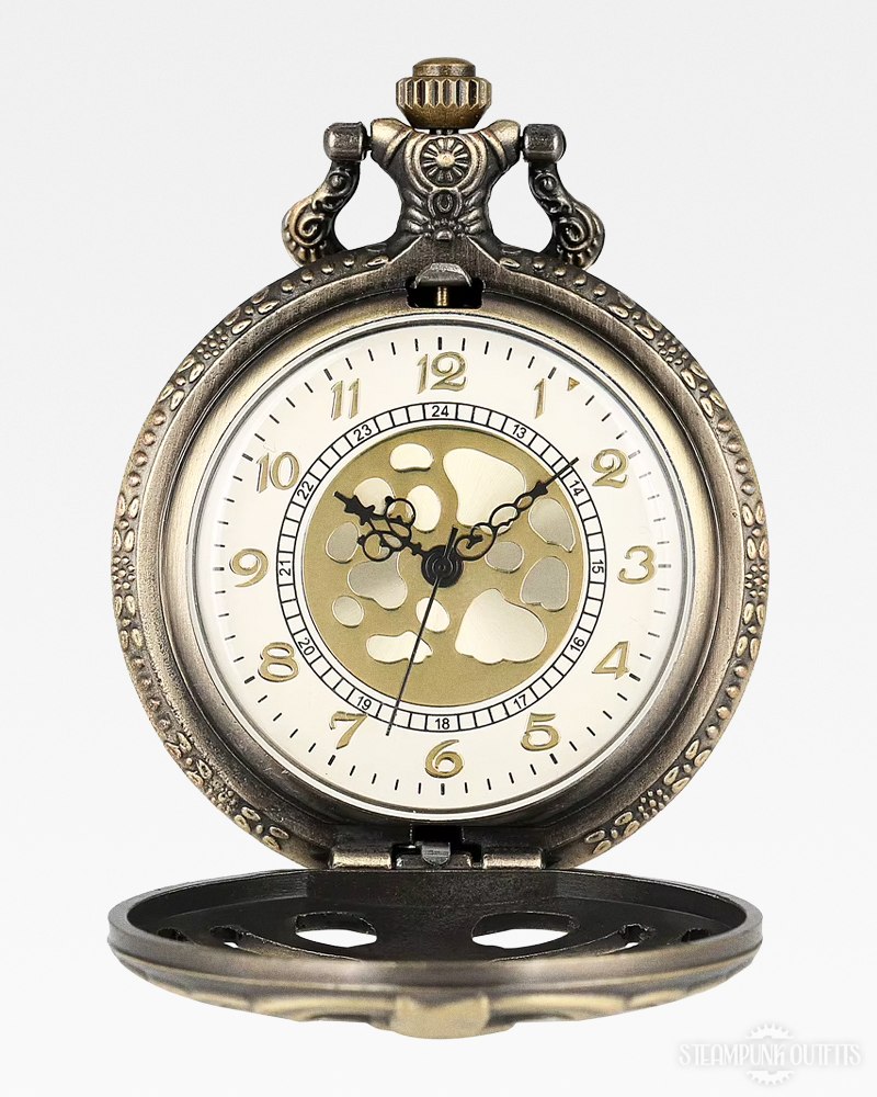 Steampunk Rib Cage Pocket Watch