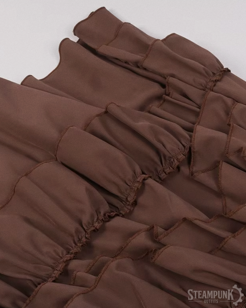 Steampunk Ruffle Skirt