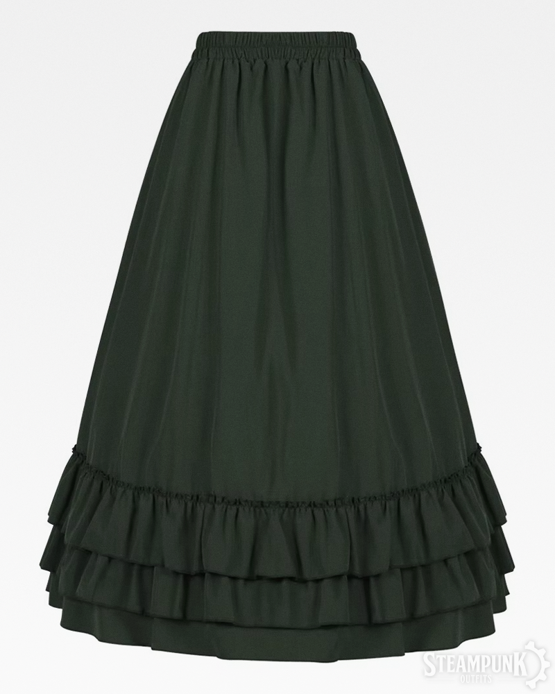 Steampunk Ruffle Skirt