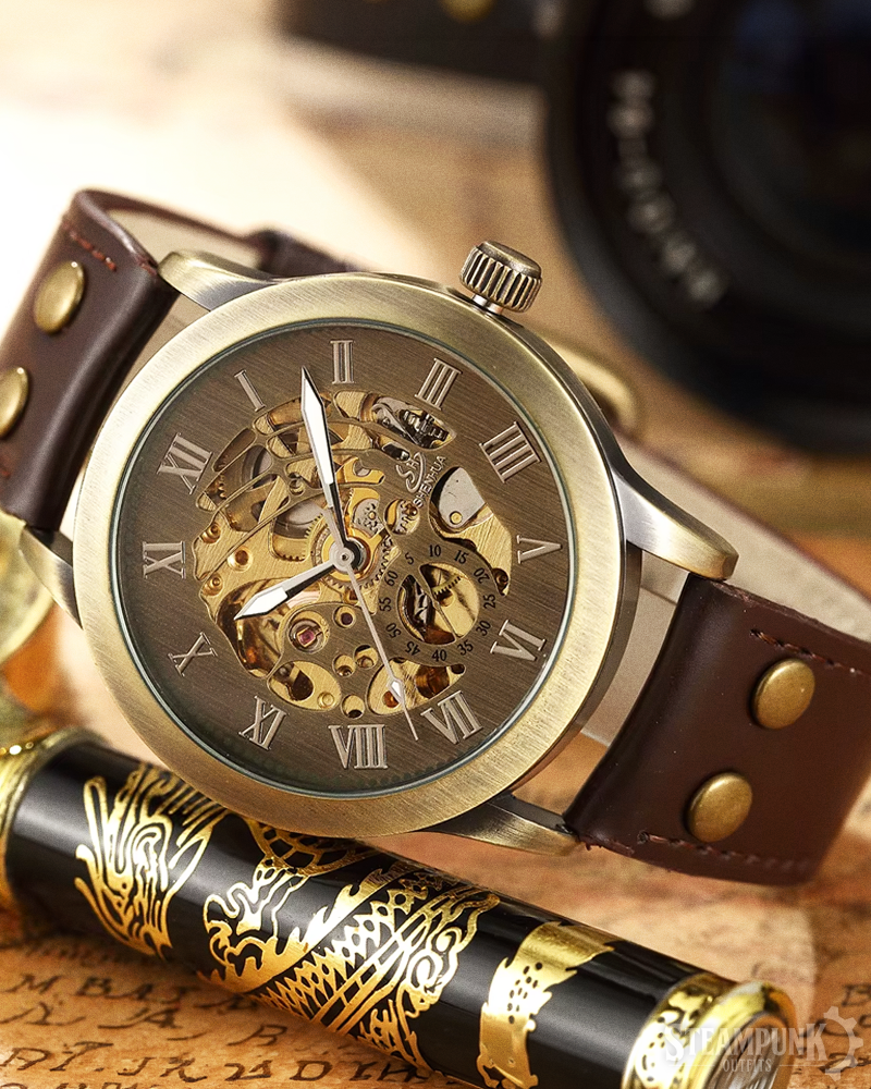Steampunk Skeleton Wrist Watch
