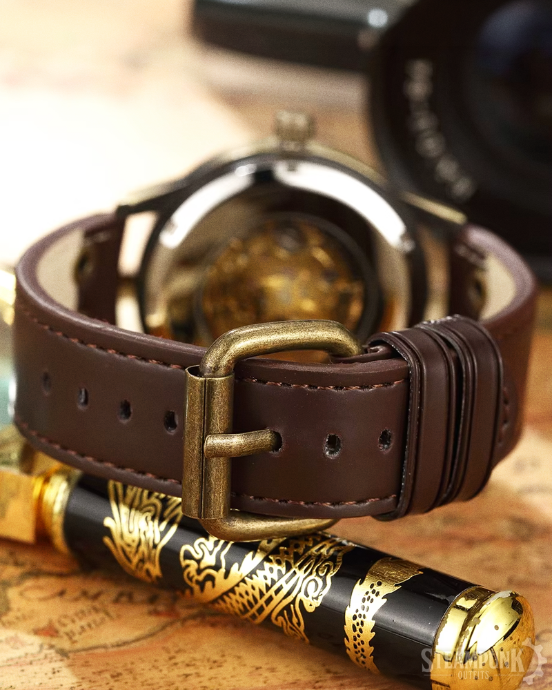 Steampunk Skeleton Wrist Watch
