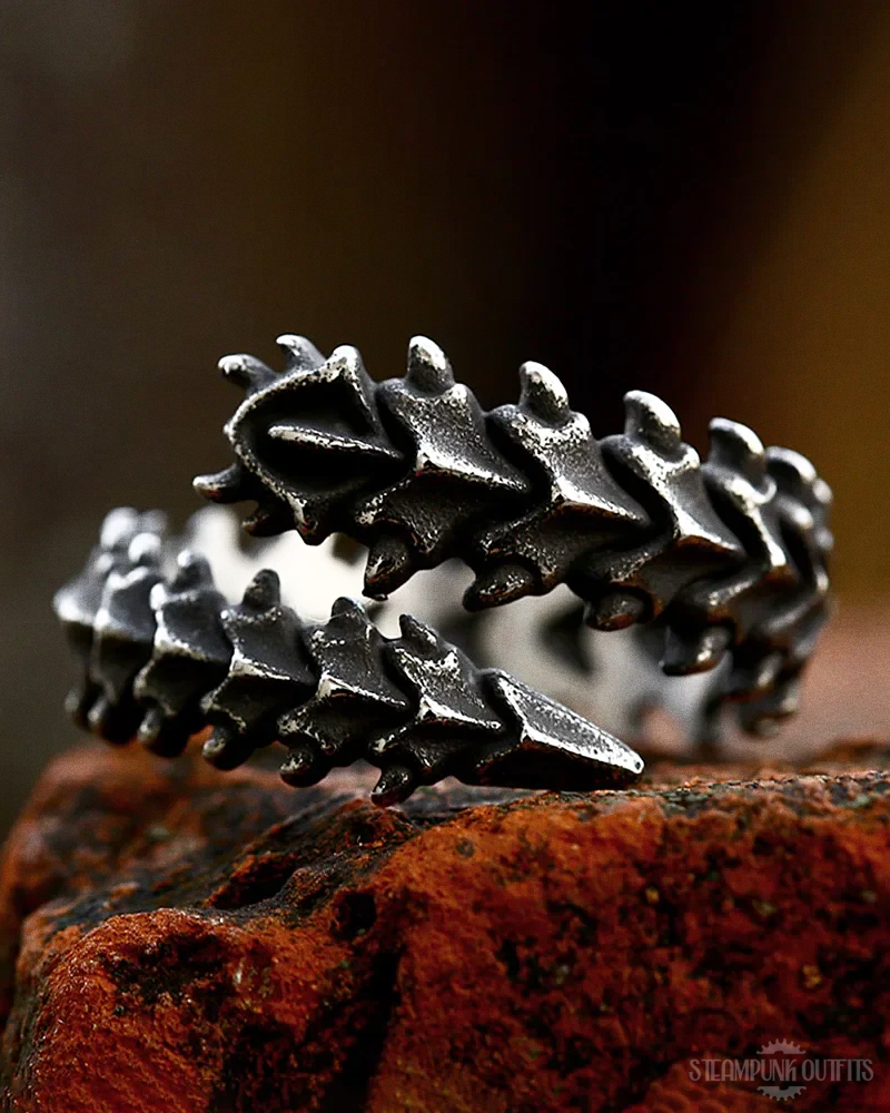Steampunk Spine Ring