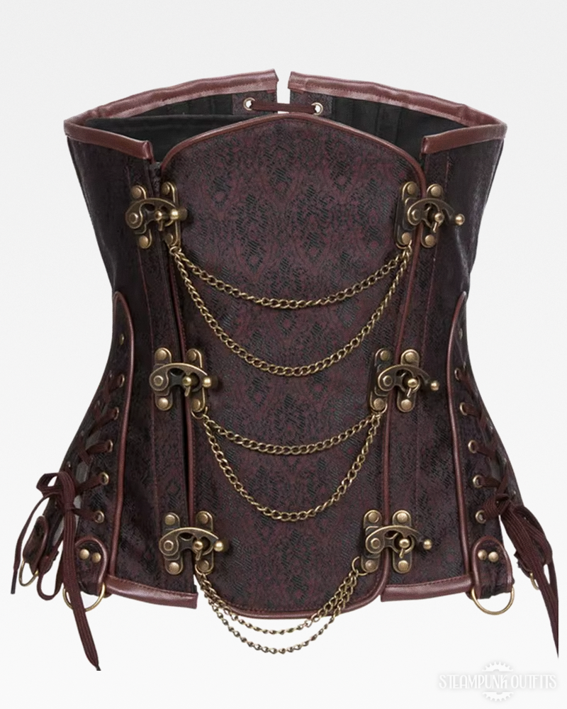 Steampunk Steel Boned Corset